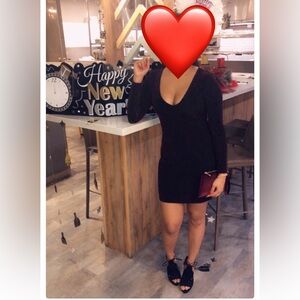 Forever 21 Black Glitter Dress